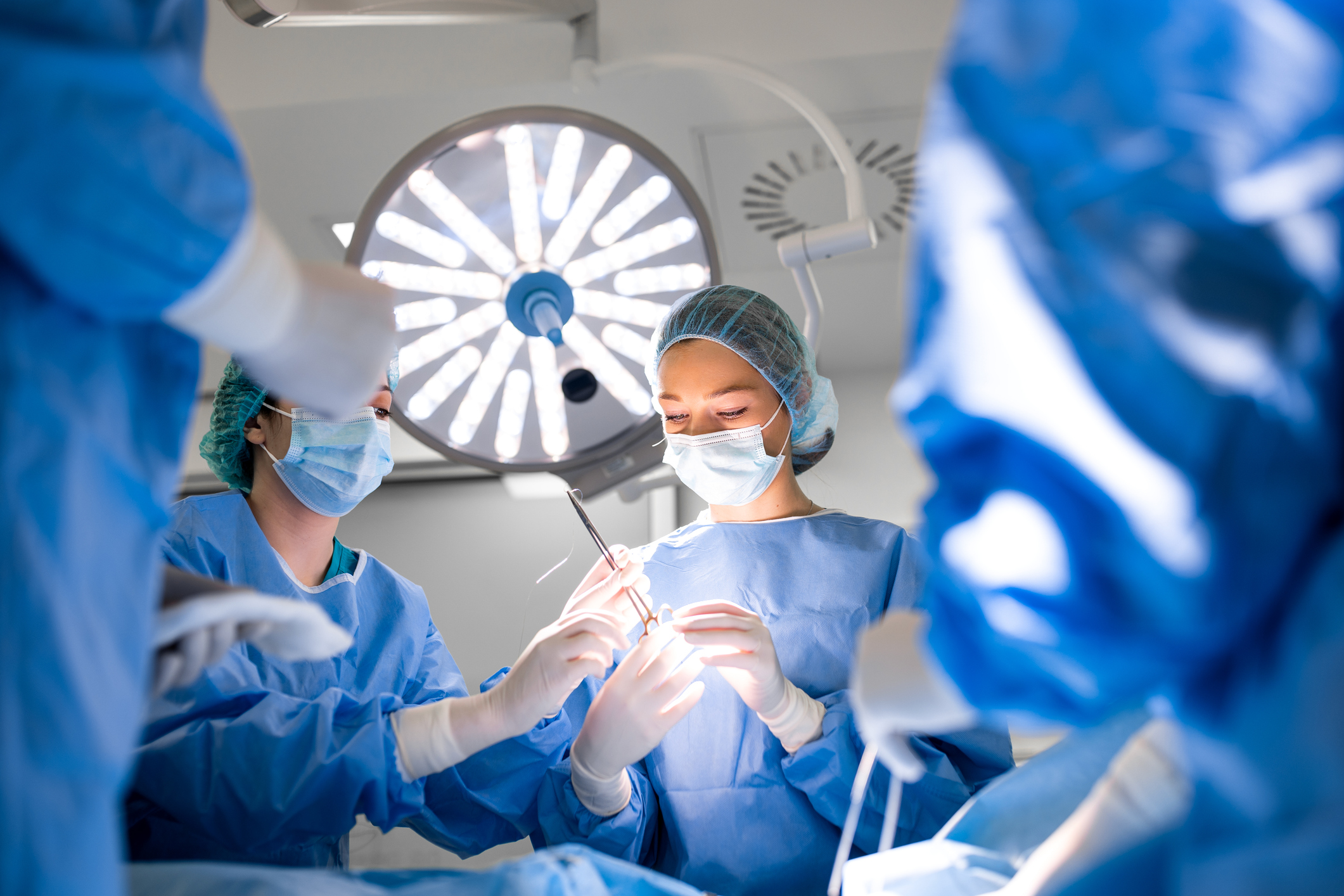 Surgeon in operating room