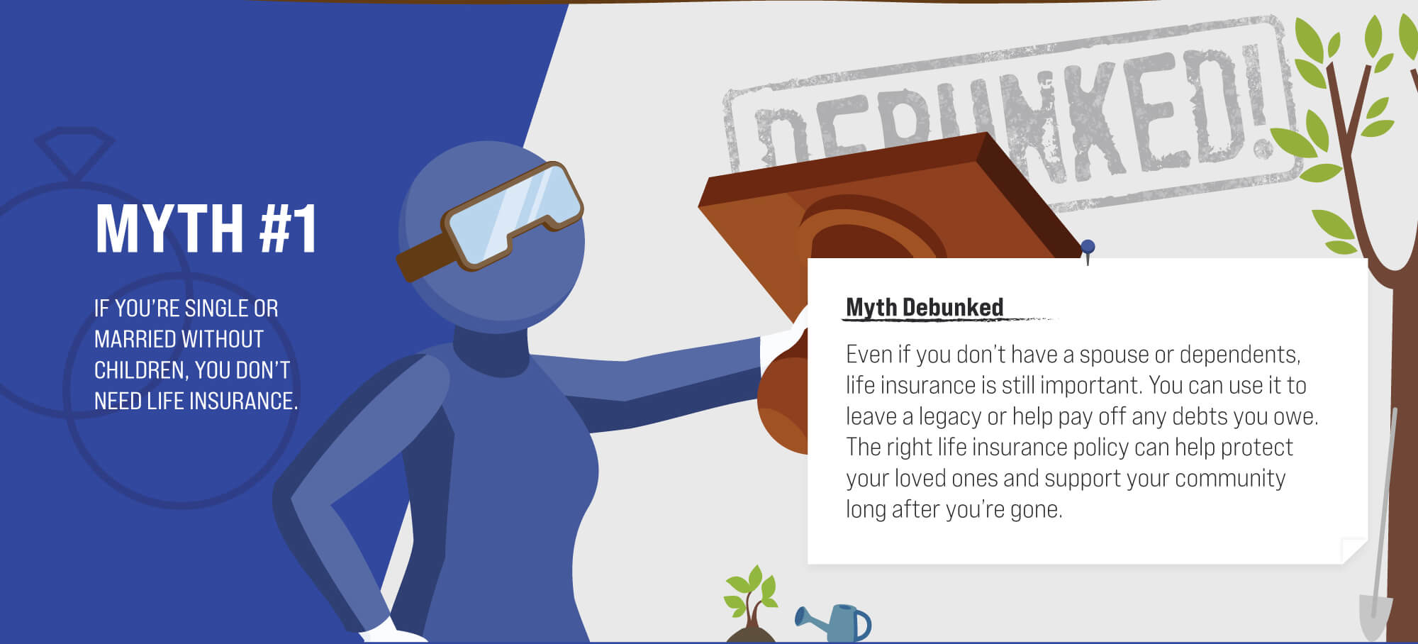 life insurance myths debunked - Myth #1